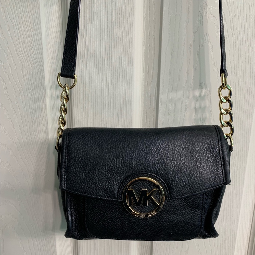 Michael Kors Fulton Small Crossbody Bag, Black